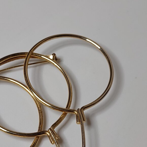 Large Gold Tone Balloon Brooch - Picture 2 of 11